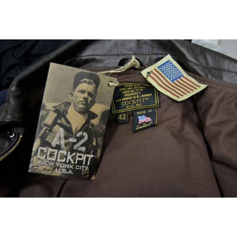 BLOUSON CUIR A2 CHEVAL. 7 BLOUSON CUIR A2 CHEVAL. – Image 7
