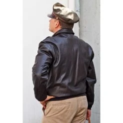 BLOUSON CUIR A2 GOATSKIN USA -Fournitures Militaires blouson a2 goatskin 5