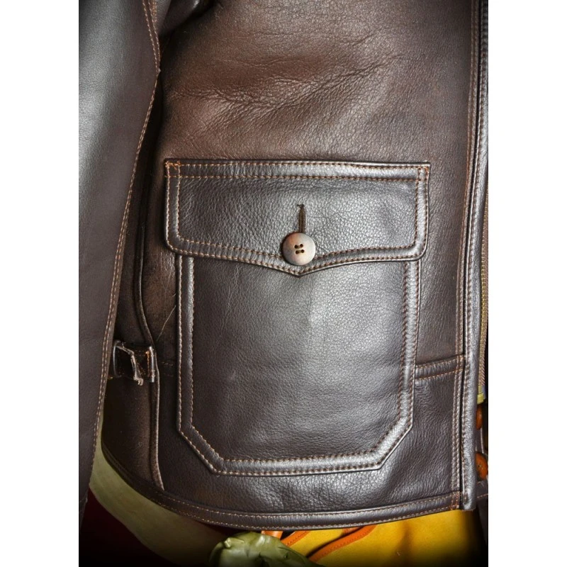 BLOUSON CUIR ANJ-4 2 BLOUSON CUIR ANJ-4 – Image 2