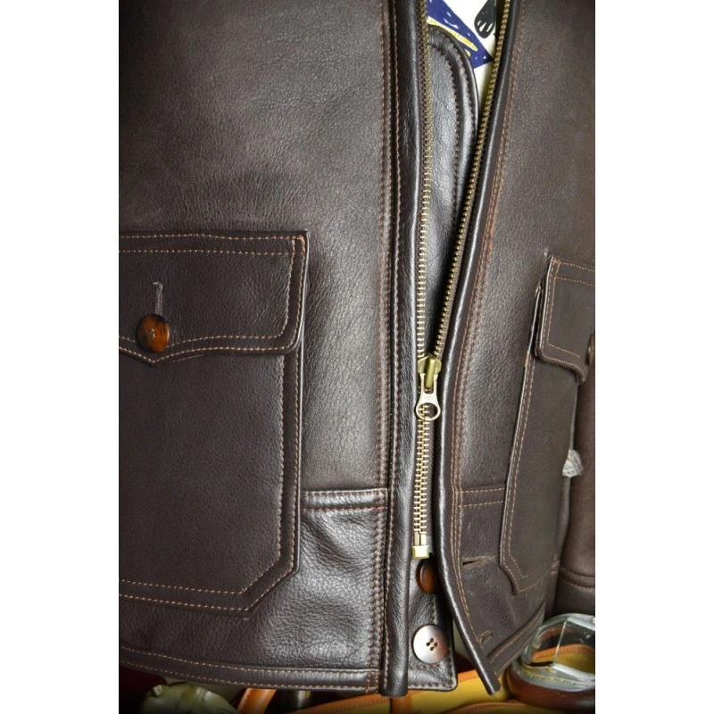 BLOUSON CUIR ANJ-4 4 BLOUSON CUIR ANJ-4 – Image 4