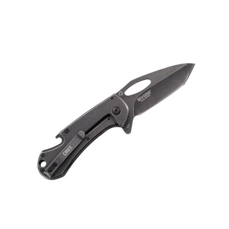 COUTEAU CRKT BEV EDGE "BLACKWASH" 2 COUTEAU CRKT BEV EDGE "BLACKWASH" – Image 2