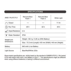 LAMPE NEXTORCH UT22L-MULTIFONCTIONE ROUGE ET BLEU CLIGNOTANT -Fournitures Militaires lampe nextorch ut22l multifonctione rouge et bleu clignotant 10