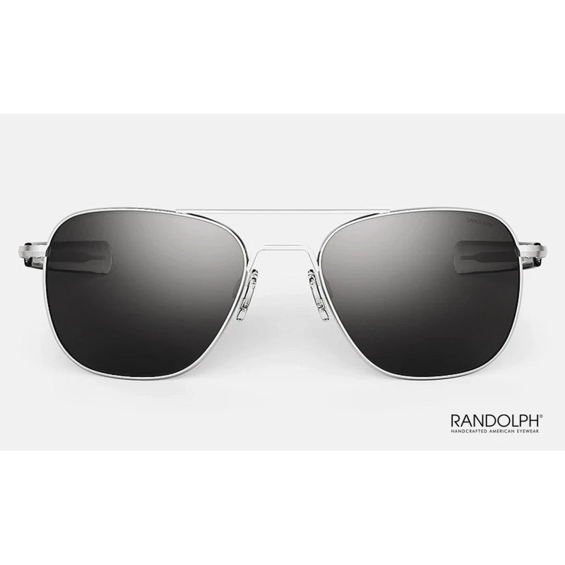 LUNETTES RANDOLPH AVIATOR MATTE CHROME 2 LUNETTES RANDOLPH AVIATOR MATTE CHROME – Image 2
