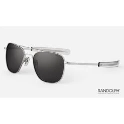 LUNETTES RANDOLPH AVIATOR MATTE CHROME 7 LUNETTES RANDOLPH AVIATOR MATTE CHROME -Fournitures Militaires lunettes randolph aviator matte chrome 2