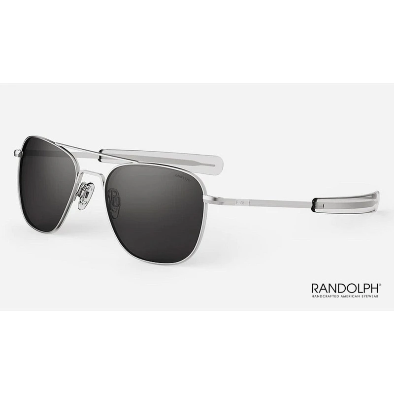 LUNETTES RANDOLPH AVIATOR MATTE CHROME 3 LUNETTES RANDOLPH AVIATOR MATTE CHROME – Image 3