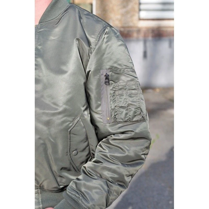 BLOUSON MA1 VINTAGE GREEN 3 BLOUSON MA1 VINTAGE GREEN – Image 3