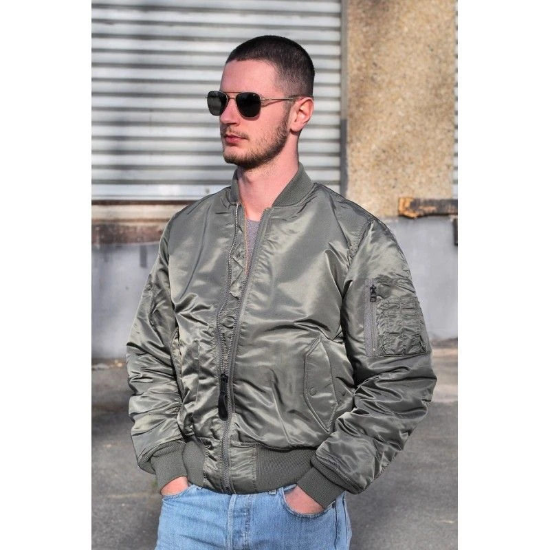 BLOUSON MA1 VINTAGE GREEN 1 BLOUSON MA1 VINTAGE GREEN