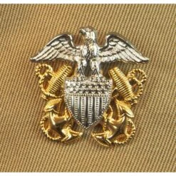 NAVY OFFICER GARRISON CAP DEVICE (Insigne De Calot Navy)