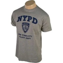 TEE SHIRT NYPD Gris Chiné
