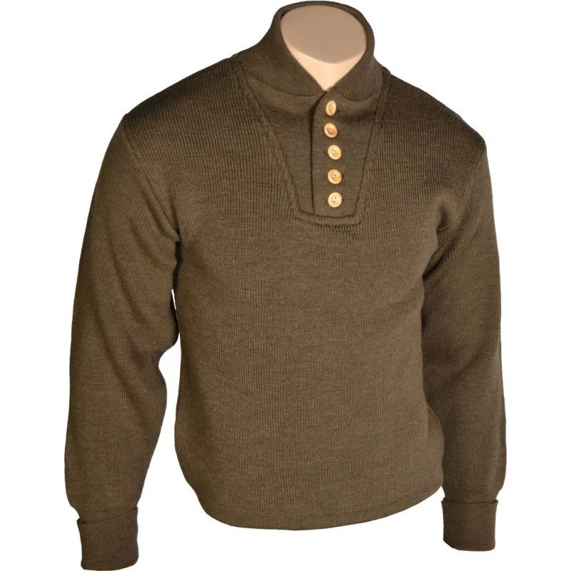 PULL HIGHNECK 5 BOUTONS 3 PULL HIGHNECK 5 BOUTONS – Image 3