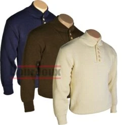 PULL HIGHNECK 5 BOUTONS 7 PULL HIGHNECK 5 BOUTONS -Fournitures Militaires pull u s sweater high neck 3