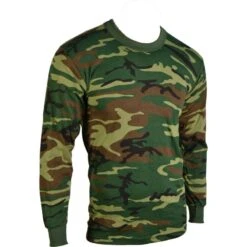 TEE SHIRTCAMO WOODLAND ML