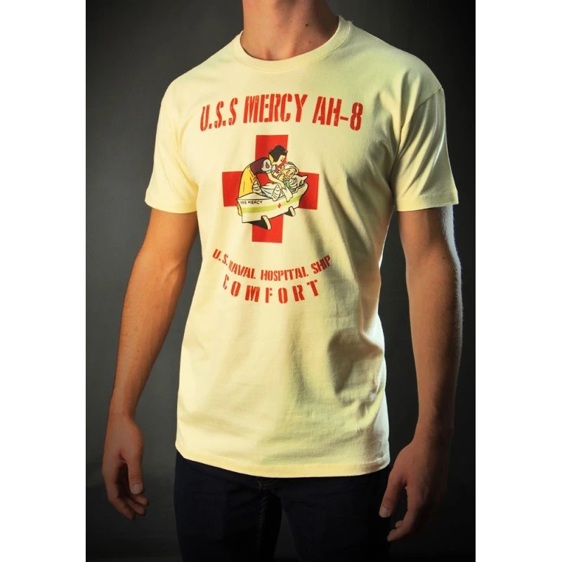 TEE SHIRT USS MERCY AH-8 1 TEE SHIRT USS MERCY AH-8