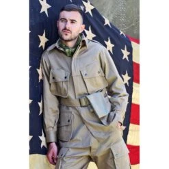 VESTE PARACHUTISTE US M1942 6 VESTE PARACHUTISTE US M1942 -Fournitures Militaires veste parachutiste us m1942 2