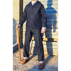 VESTE USN DENIM -Fournitures Militaires veste usn denim 2