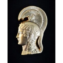 INSIGNE DE COL WOMEN'S ARMY CORPS "WAC" MINERVA HEAD